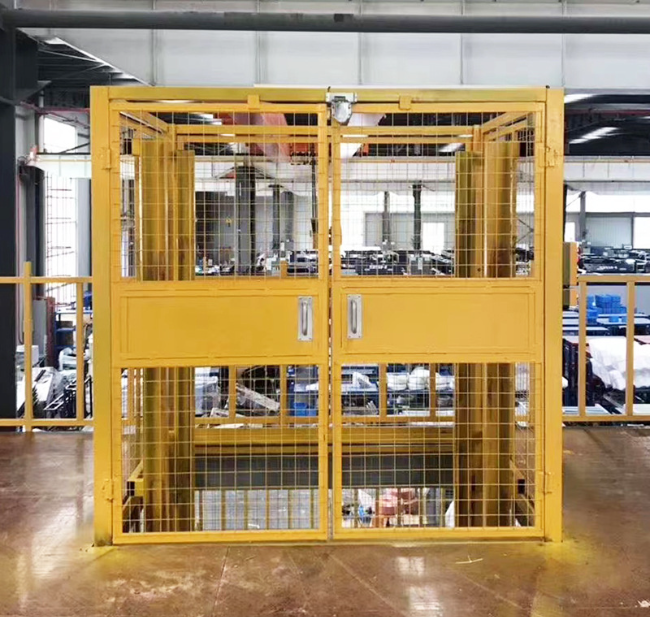 漳州智能导轨式升降机亮相